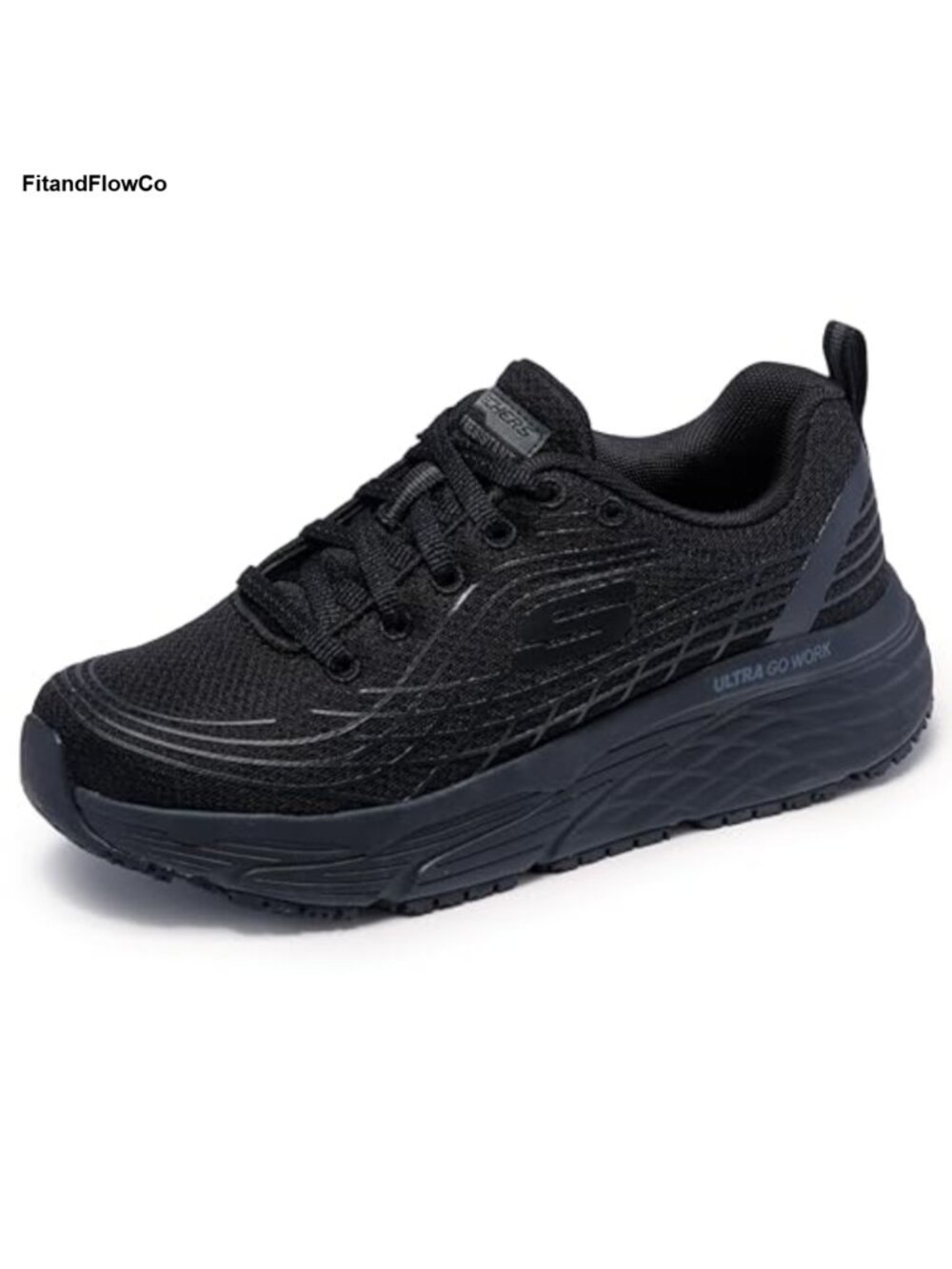 Max Cushioning Slip Resistant Work Sneakers Memory Foam